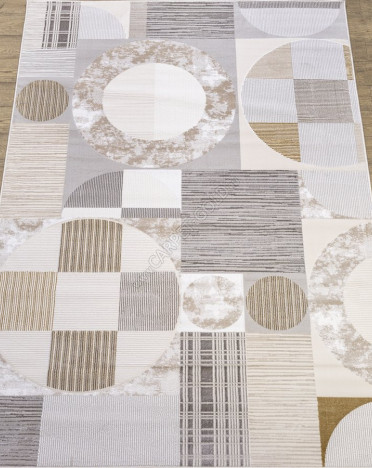 Ковер российский 21404-20263 Танго (Хит-сет, бежевый, серый)