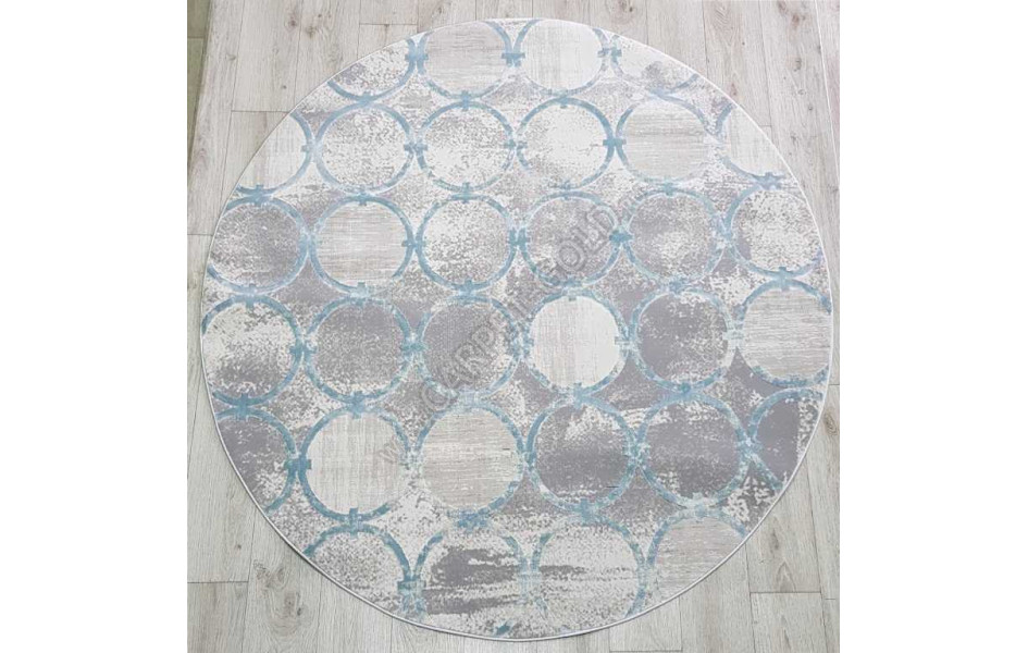 Ковер 36444B DAIRE BLUE / BLUE круг Amatis (Reis)