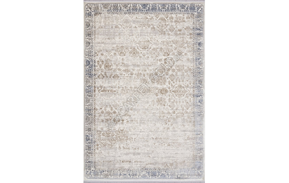 Ковер 07402A - L.BLUE FDY / CREAM FDY - Прямоугольник - коллекция ASADU