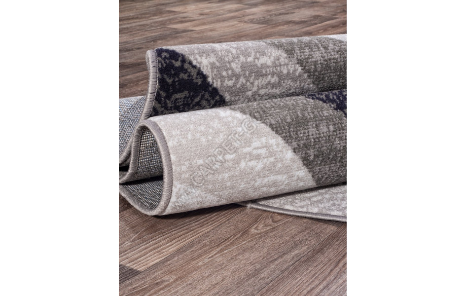 Ковер d234 - GRAY - Овал - коллекция SILVER