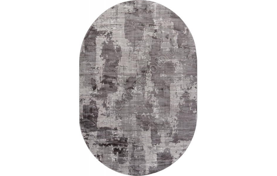 Ковер P0002 - L.GRAY / L.GRAY - Овал - коллекция LUCCI